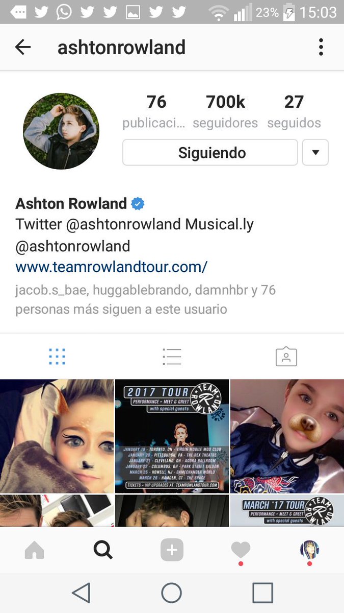 AshtonRowlandSp's tweet photo. Ashton llegó a los 700k en instagram. https://t.co/odYZX3Miw1