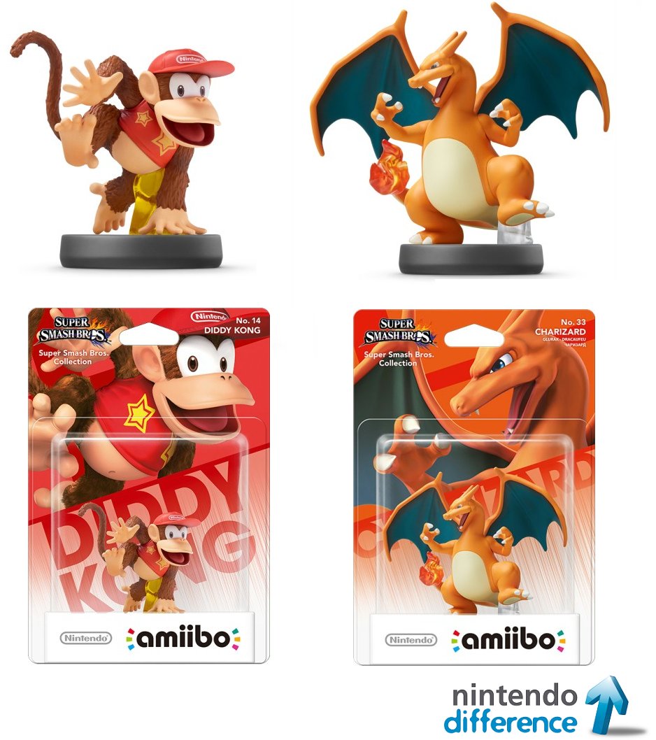 N_Difference's tweet photo. Concours : Follow @N_Difference + RT pour tenter de gagner deux amiibo : Diddy Kong et Dracaufeu ! https://t.co/jGicoem2aS https://t.co/eywOl8TYK2