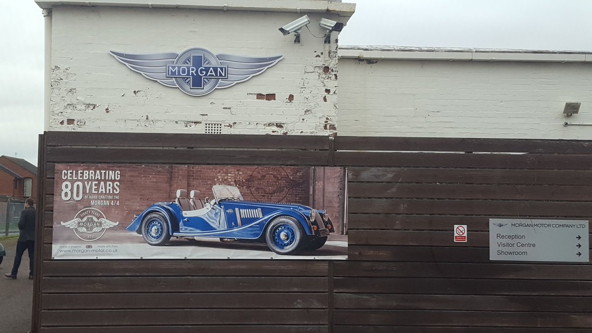 #BackHere at the Morgan factory with <a href="/ShaneKellyRace/">Shane Kelly</a> picking up some bits for the Babydoll before the NEC