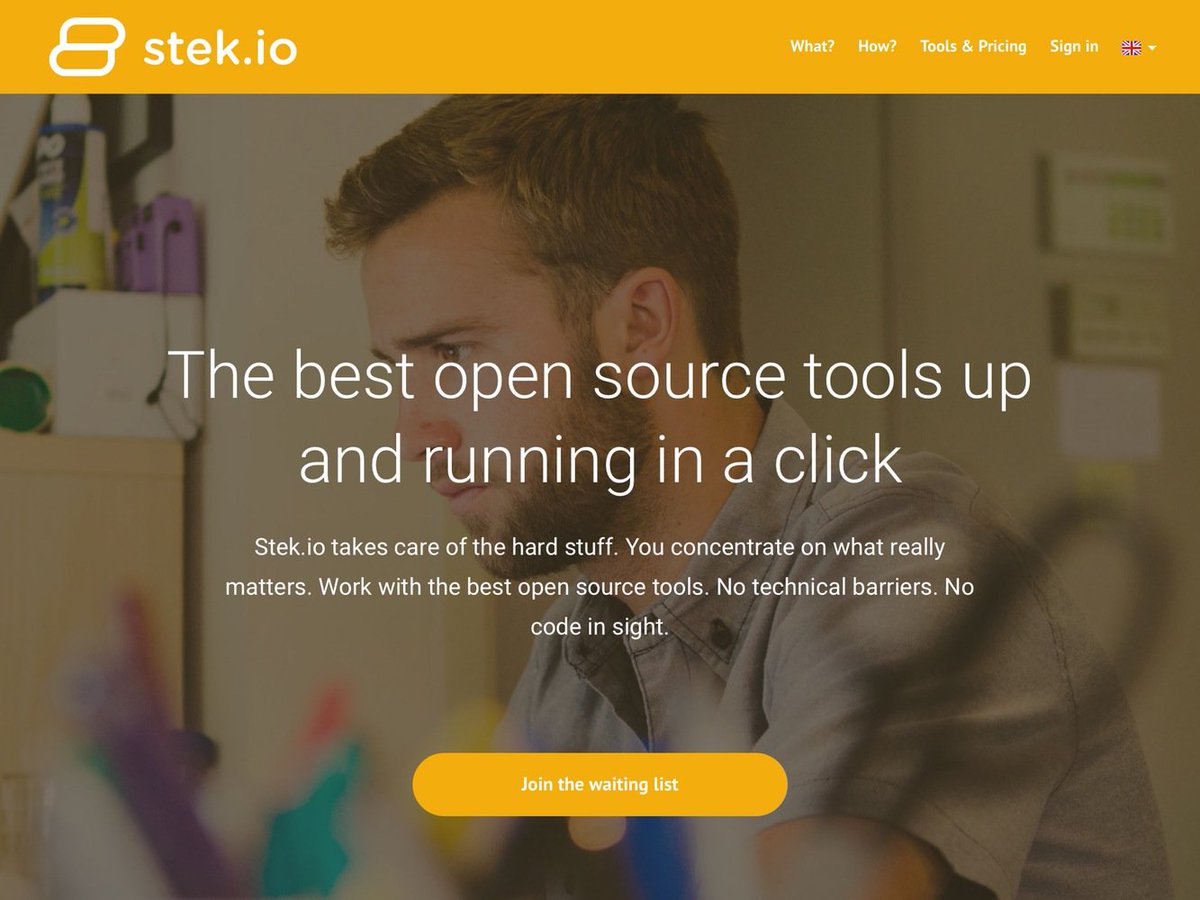 kalinasp's tweet photo. Stek: The best open source tools up and running in a click https://t.co/3TzxZuaHXC https://t.co/AR8aGVtz2i via @BetaList