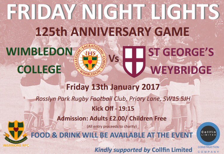 oldwimrfc's tweet image. A RT please from 5 OWs in sport. @DesKellyBTS @benjaminryan @Skivs @TobyGold18 @TremayneG100m this  Friday @rosslynpark @Wimb_Coll_Rugby