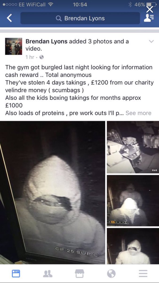 stevieEvs82's tweet photo. mates gym got broken into lasnight in #pontyclun keep your eyes an ears open ! Cash reward,scum even stole £1200 velindre money please RT 👍🏼 https://t.co/lnBk7aWTnw