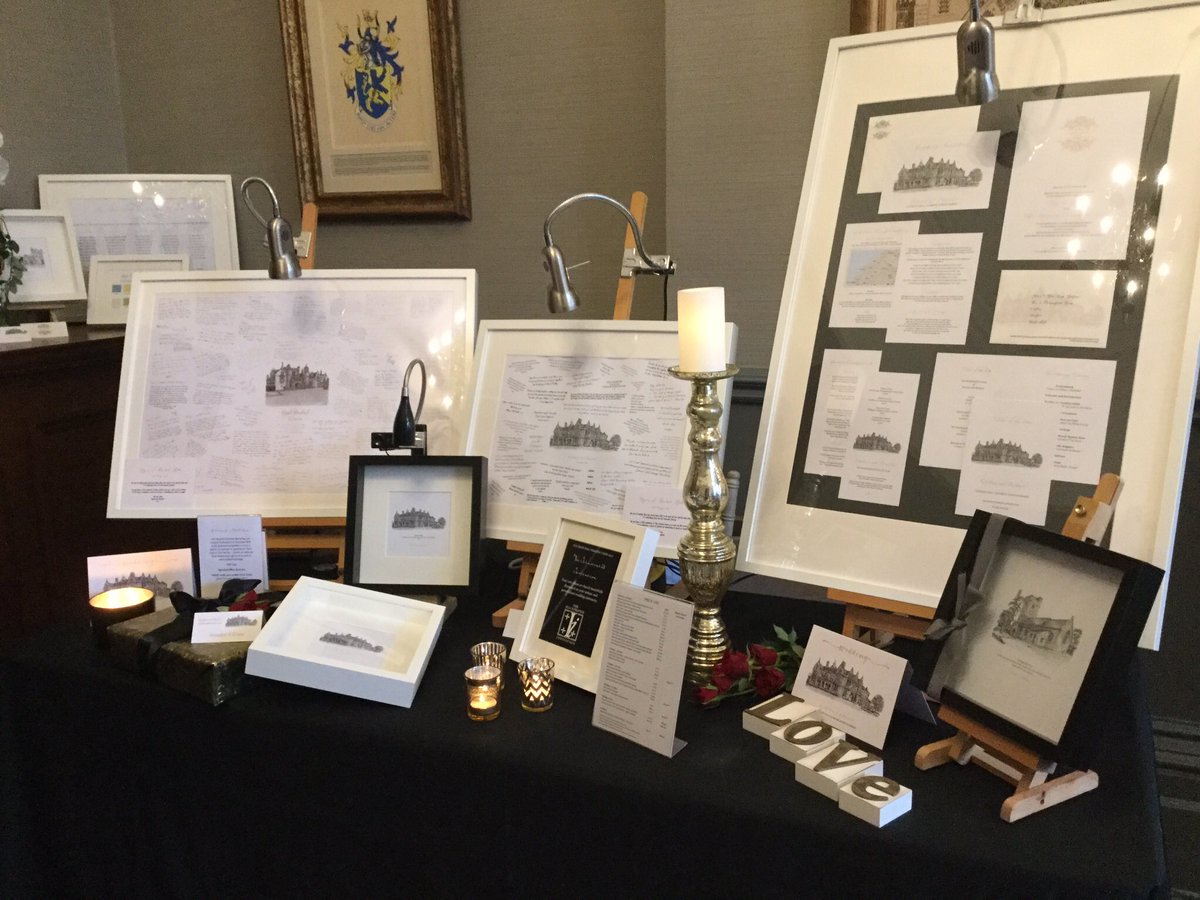 illustratedinv's tweet photo. Thank you @clevedonhall for inviting us to your #WeddingFayre yesterday &amp; to loads of lovely couples that waited to enquire of our work👏 https://t.co/AkDKBqNpEO