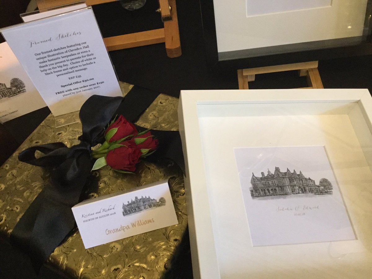 illustratedinv's tweet photo. Thank you @clevedonhall for inviting us to your #WeddingFayre yesterday &amp; to loads of lovely couples that waited to enquire of our work👏 https://t.co/AkDKBqNpEO