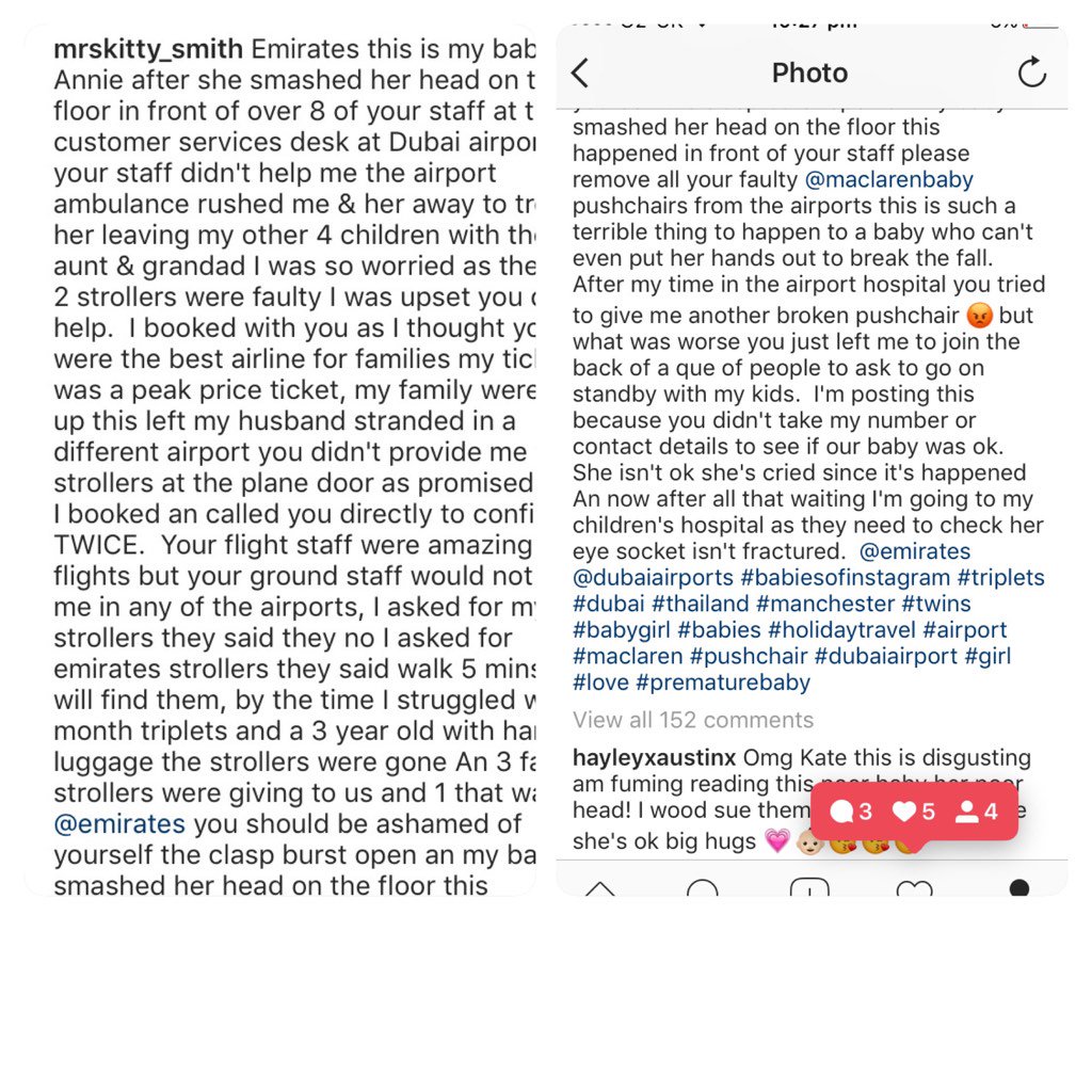 mrskitty_smith's tweet photo. @emirates emirates I cannot put into words how disappointed &amp; upset I am at your treatment of my babies #emirates https://t.co/PkrcT43cYX