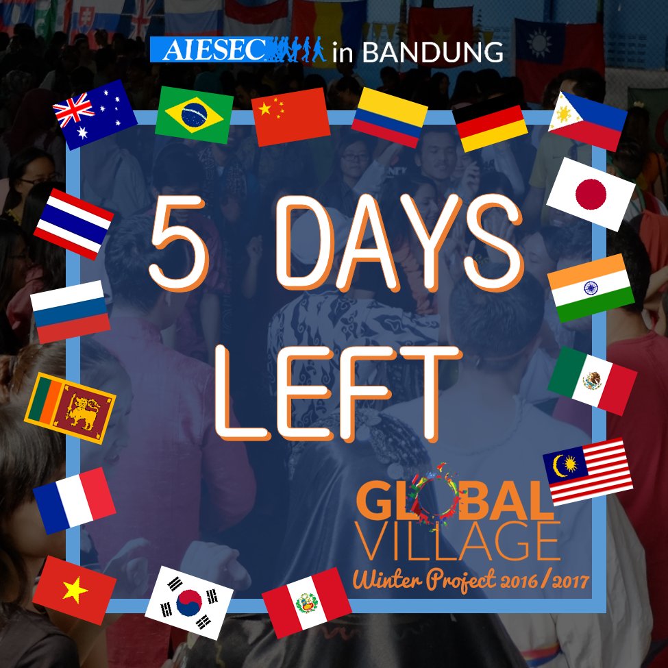 GLOBAL VILLAGE: Saturday, 14th of January 2017 at Gedung Indonesia Menggugat, Bandung. State your attandance on tinyurl.com/1stglobvil1617