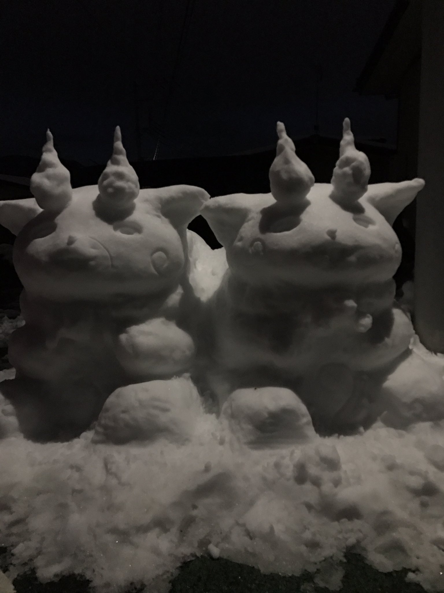 You Hey 毎年恒例の雪アート T Co Dgdonyvtxp Twitter