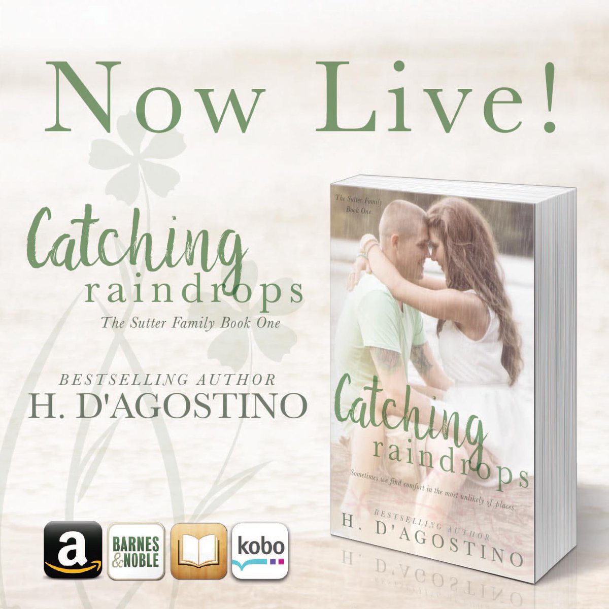 ABAbookblog's tweet photo. #LIVE Catching Raindrops by @hdagostino001 is LIVE! One click now ➥https://t.co/i5ZGcL7K7e
#CatchingRaindrops #TheSutterFamily #EmmaAndBrock https://t.co/dLyKxpHVkX
