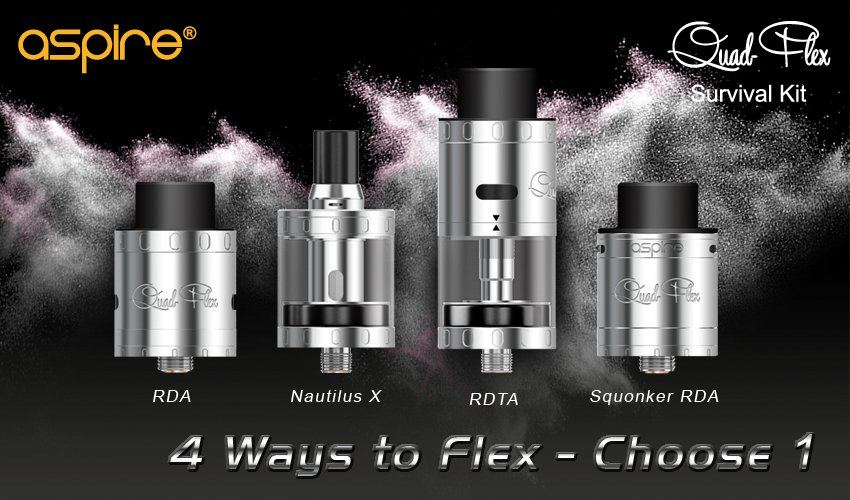 Aspire_UK_Ecig's tweet photo. Rip up the vape rule book - https://t.co/teEn5KCygv #ASPIREUK #QUADFLEXSURVIVALKIT #QUADFLEX #NEXTLEVELVAPING #VAPINGGAMECHANGER https://t.co/MzmuvzA8A8