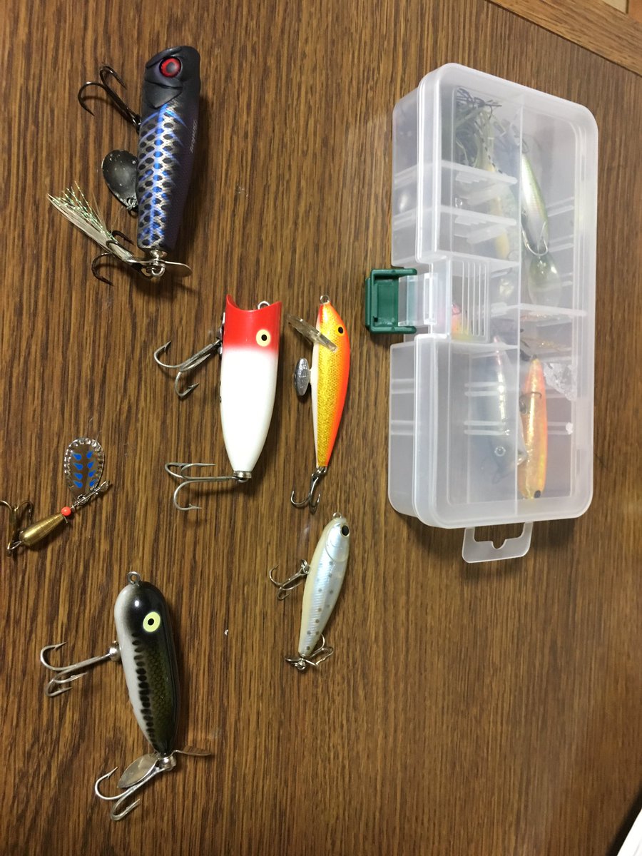 雄介 釣り人 今日の買い物 ほとんど中古でナマズようにビンクシー ラッキー13 とヘドンのスイッシャー 名前わからんかった チヌ用にスピナー Cd7 Bevyprop ケースを購入 ビンクシーと ラッキークラフトのbevypropが買えたのは嬉しいね ラッキー