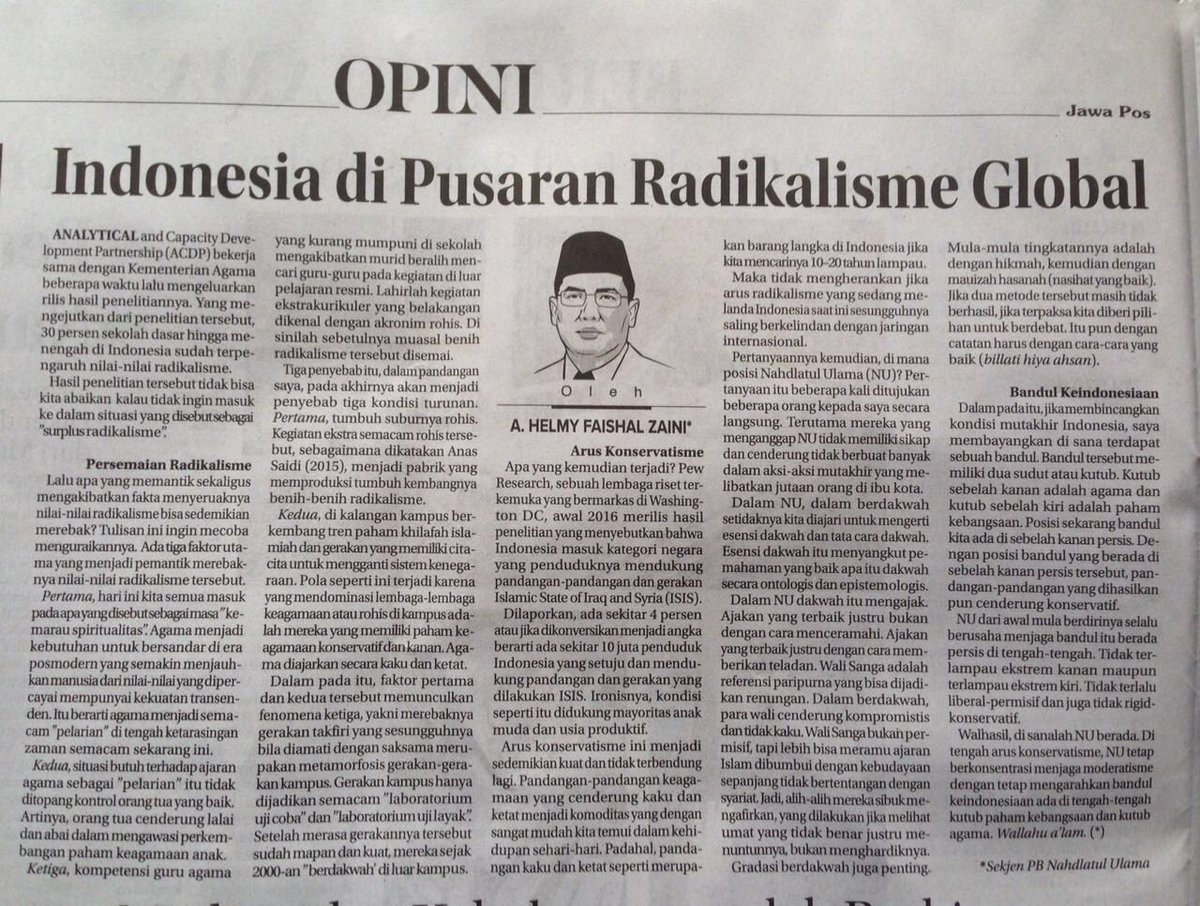 farizalniezar's tweet photo. Bagi yang bertanya data ilmiah soal rohis sebagai wahana penyebaran radikalisme siswa sola cek laporan ilmiah ACDP berikut. https://t.co/JrTUCf7Ll5