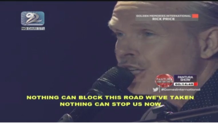 Indosiar's tweet photo. Nothing Can Stop This Love we're making, nothing can stand in our way.. romantis banget ya lagu dari Rick Price #GomesInternational https://t.co/1nV4O63wqA
