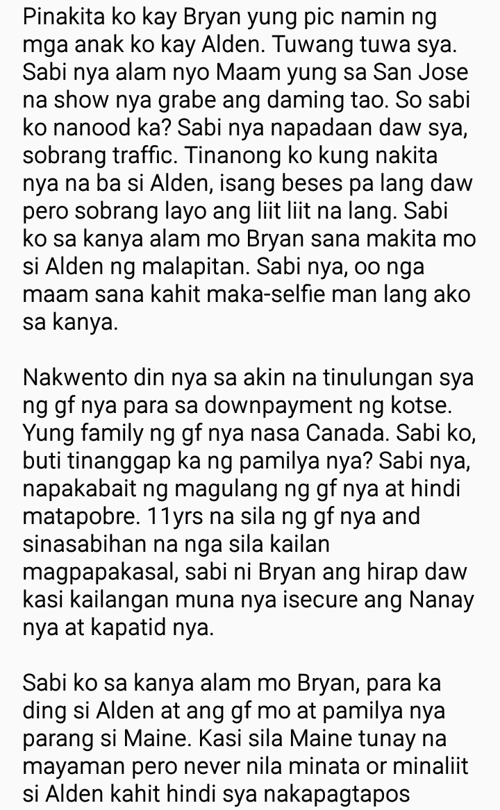 CgetsFit01's tweet photo. The story of an Uber driver who was inspired by @aldenrichards02 😊 I hope we help make his dream a reality. Part 1.
#aldubgratefulness https://t.co/QvgAKT02UF