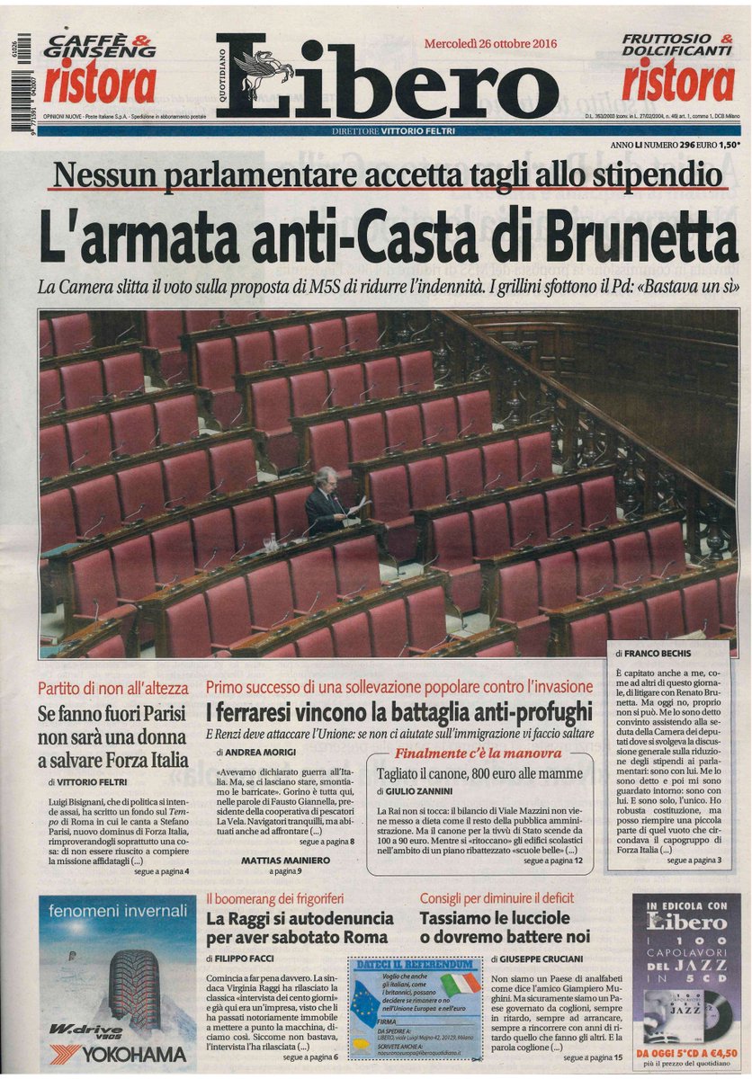 LauriniOfficine's tweet photo. #Our2016 #RassegnaStampa #PressReview #press @Libero_official #pipeline #company #Parma #business #Italy #machine #innovation #technology https://t.co/SMEH28OoZj