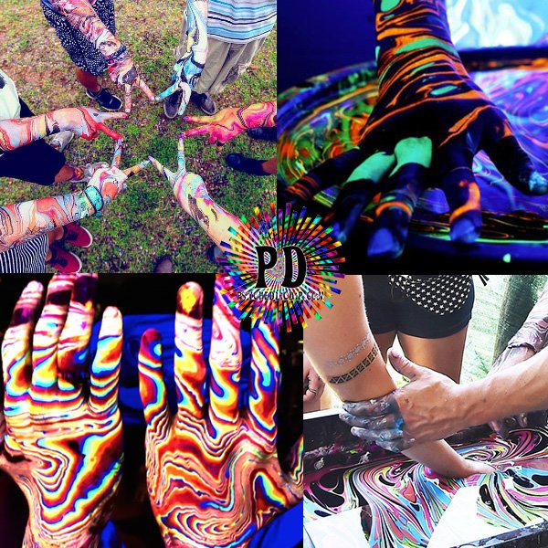 This Friday #DoubleVision returns with a #UVRave! Look out for body marbling experts <a href="/Psychedelic_Dip/">Psychedelic Dip</a> #bodypaint #uv #uvpaint