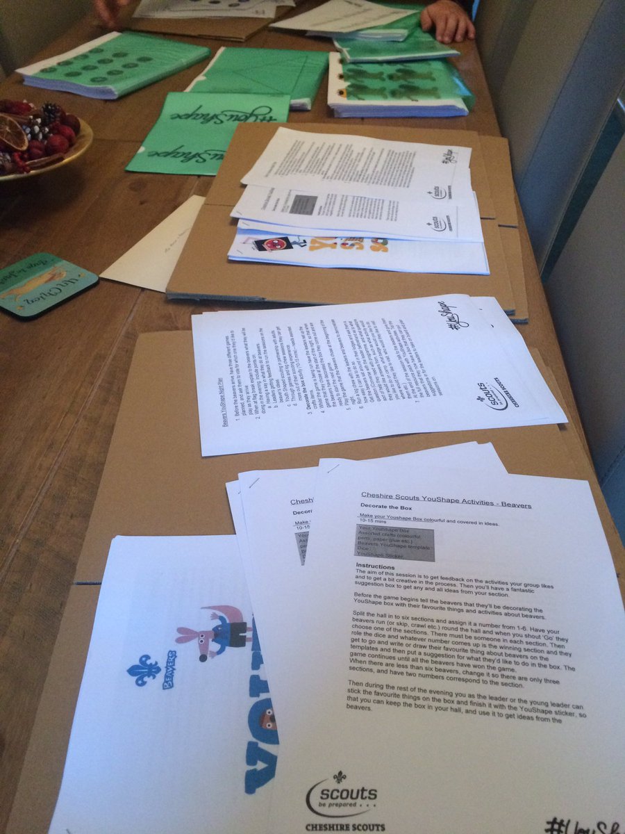 Getting ready for the #YouShape In A Box meetings