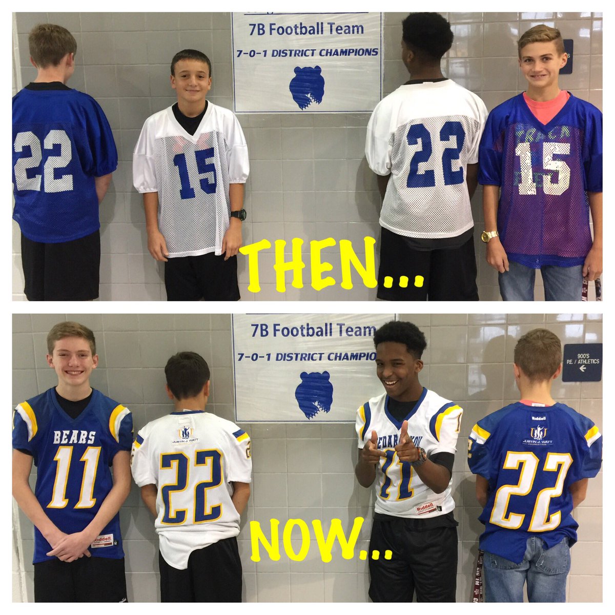 WattFoundation's tweet photo. From oversized hand-me-downs to properly fitting uniforms...The JJWF is proud to have funded $19,760.68 to Cedar Bayou Junior School in TX! https://t.co/m8NT9Vj2EY
