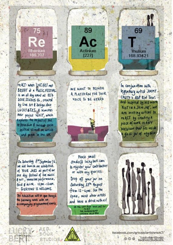 Artists respond to #Brexit: "art has a unique ability to make people look at things differently" @LuckyBertStudio ow.ly/IbM4307Pq5U