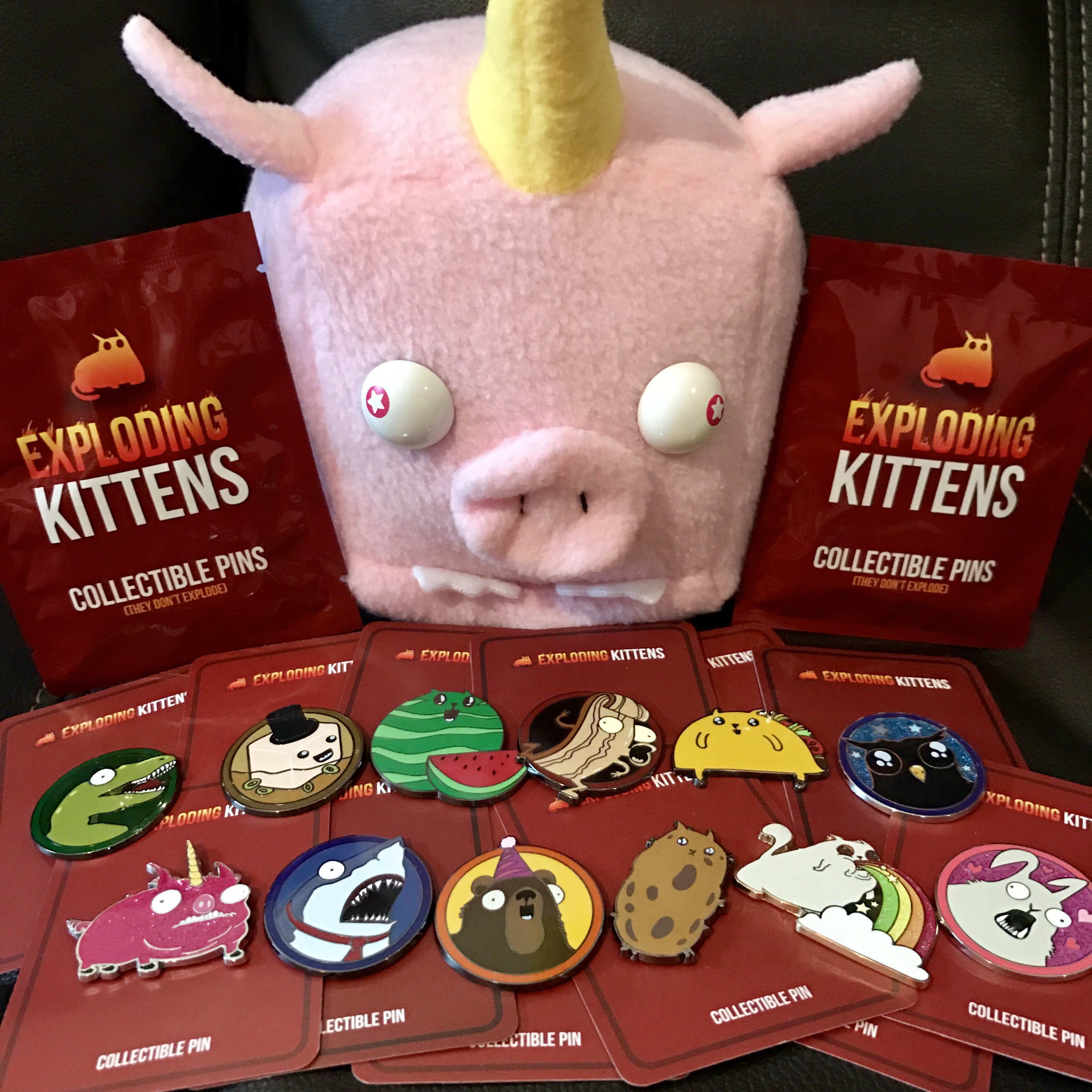 Exploding kittens on sale plush toys