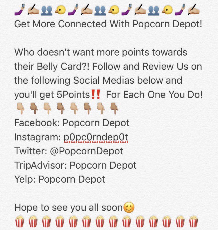 Popcorn Depot! (PopcornDepot) Twitter