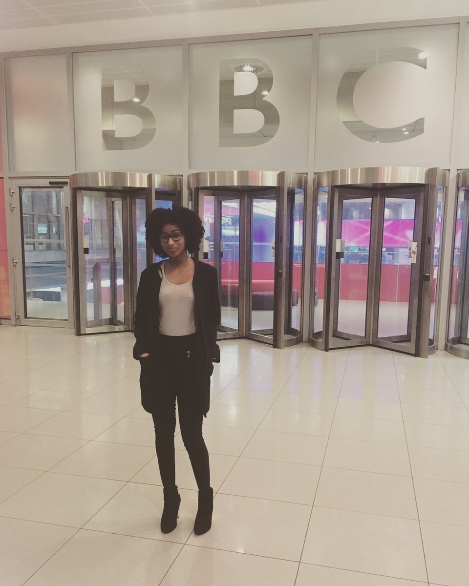 Yesterday at the BBC studio with #kieraweathers and #juniormasandi in London ☺