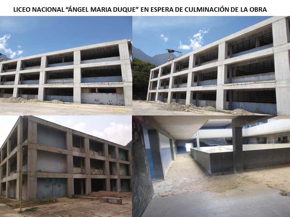 lnamd1968's tweet photo. @NicolasMaduro @JauaMiranda @MPPEDUCACION @ContactoFede Ayuda para la culminación de nuestro Liceo Ángel María Duque La Grita https://t.co/lwUWI7I2ap