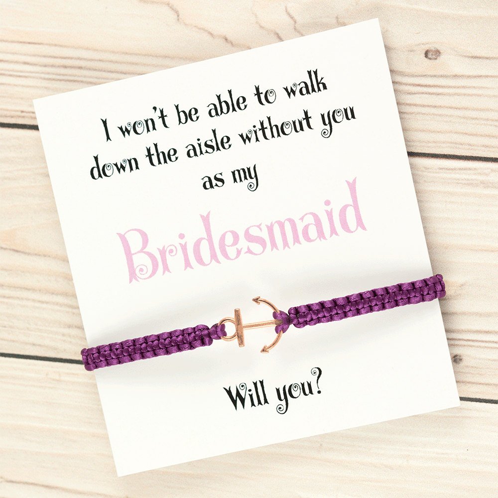 WORDSwithCHARM's tweet photo. Bridesmaid Proposal card - Rose gold Anchor charm bracelet - Mesโฆ https://t.co/qU14ECBHF9 #BuzzHour #MessageGiftCard https://t.co/VMYXLZANLZ