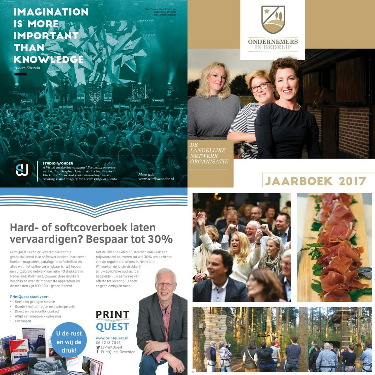 Daar is hij dan, jaarboek 2017! <a href="/PrintQuest1/">PrintQuest</a> <a href="/studiowonder/">Camiel Voorn</a> #trots #dankbaar #verbinden #ondernemen