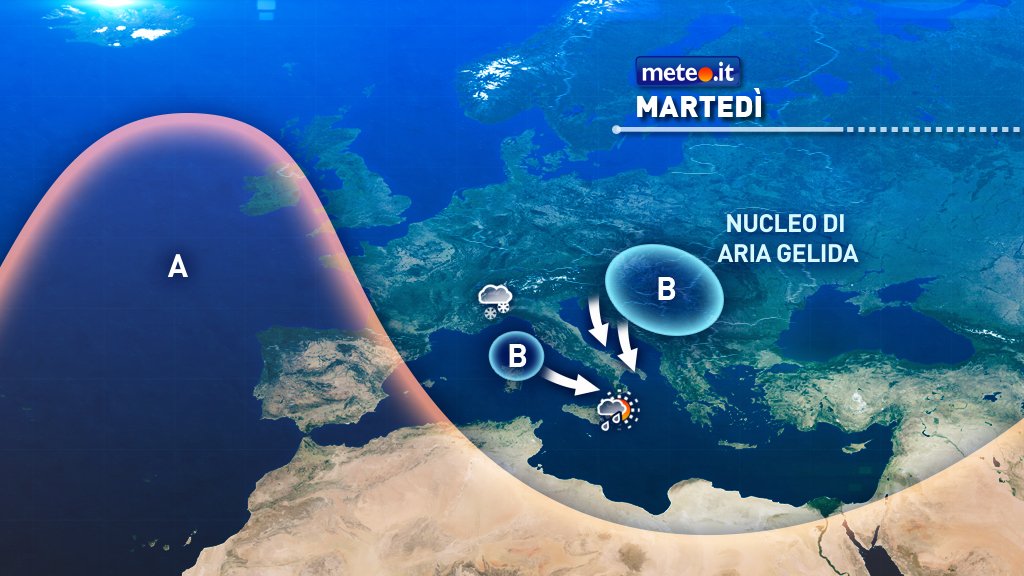 wwwmeteoit's tweet photo. #Neve in arrivo al Nord: domani rischio di deboli nevicate fino in pianura. Controlla le previsioni ► https://t.co/J3Fm7ZUDS7 https://t.co/EBDQm7AviP