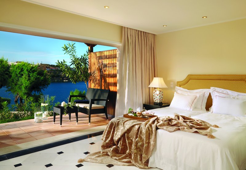 Just make your summer life luxurious. A king-sized bed and stunning views from our private peninsula capsis.com #Crete #Greece