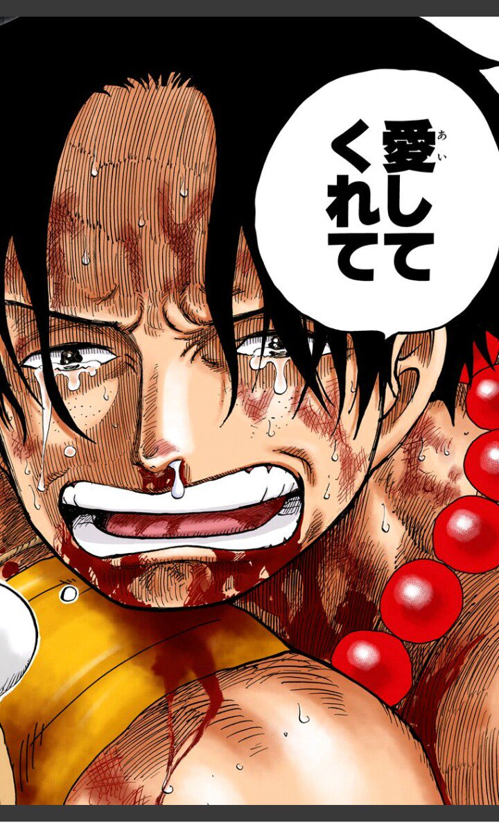 よりぬけ まるこめ 銀魂の前にワンピース読んでたら泣いた エースが死ぬとこは何回見ても涙でる ビブルカードがなくなるとことかもう