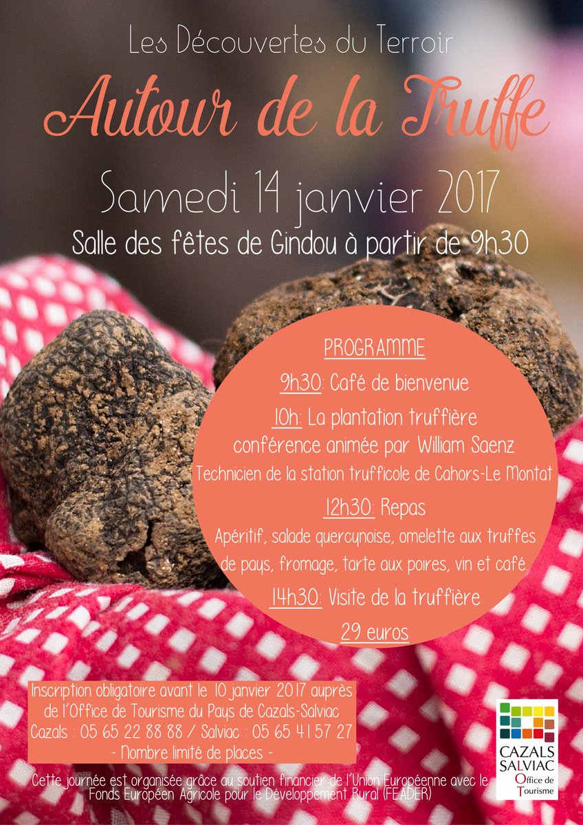 Profitez de la journée de la Truffe organisée par votre office ! 
#cazalssalviac #truffles #truffes