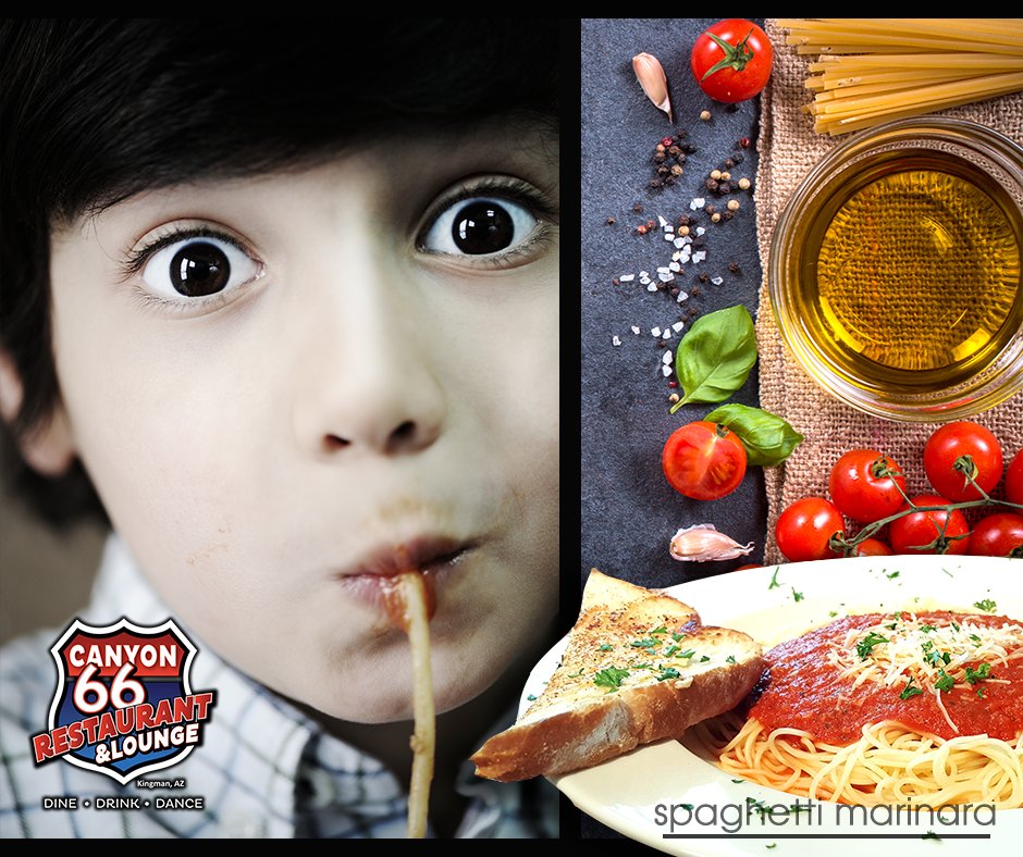 Canyon66Kingman's tweet image. #SpaghettiMonday  All you can eat for only $7.66!  Best deal in Kingman ~Located next to Ramada Kingman  Online at ~c66rl.com