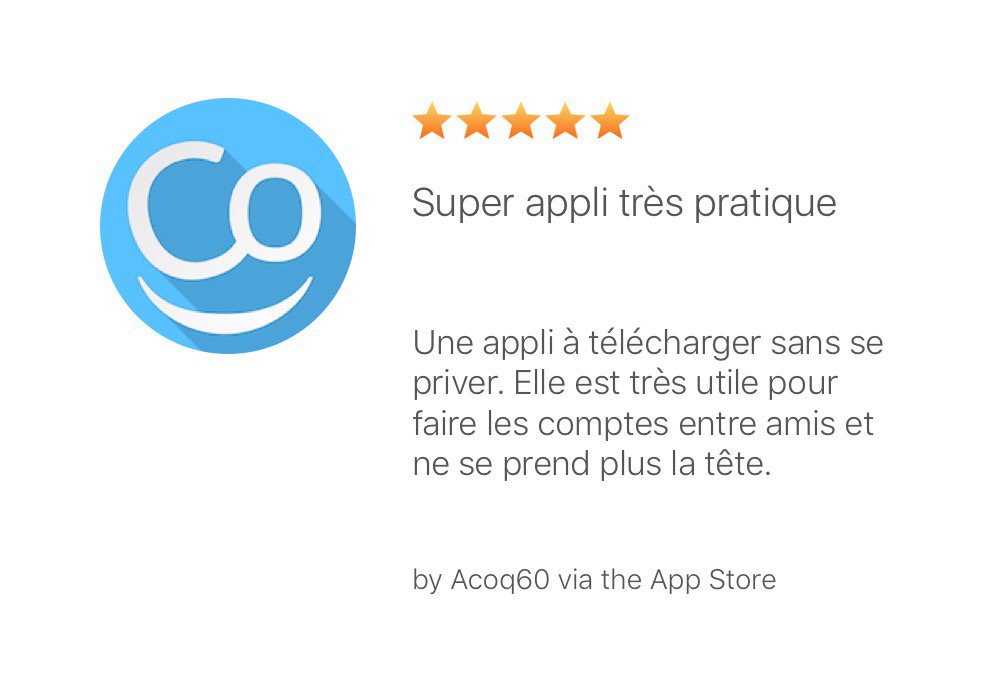 cospender's tweet photo. 5🌟Review:Une appli à télécharger sans se priver. Elle est très utile pour faire les comptes https://t.co/bGMgMOeUlf https://t.co/w2HhrOWHAU
