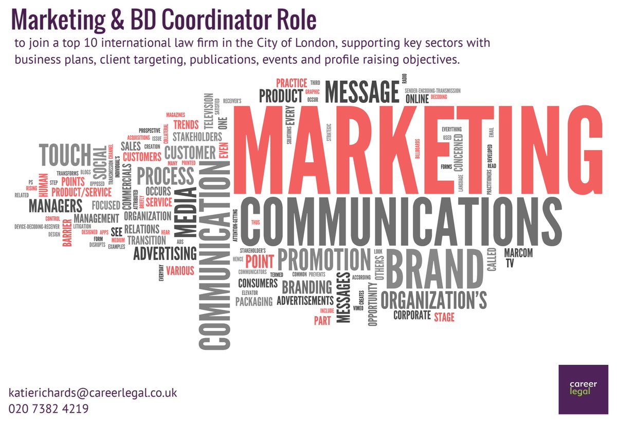 CareerLegalMBD's tweet photo. Please get in touch if you're interested or would like to refer a friend! #newjob #job #marketing #legal #BD #businessdevelopment #executive https://t.co/i6sb63WoaY