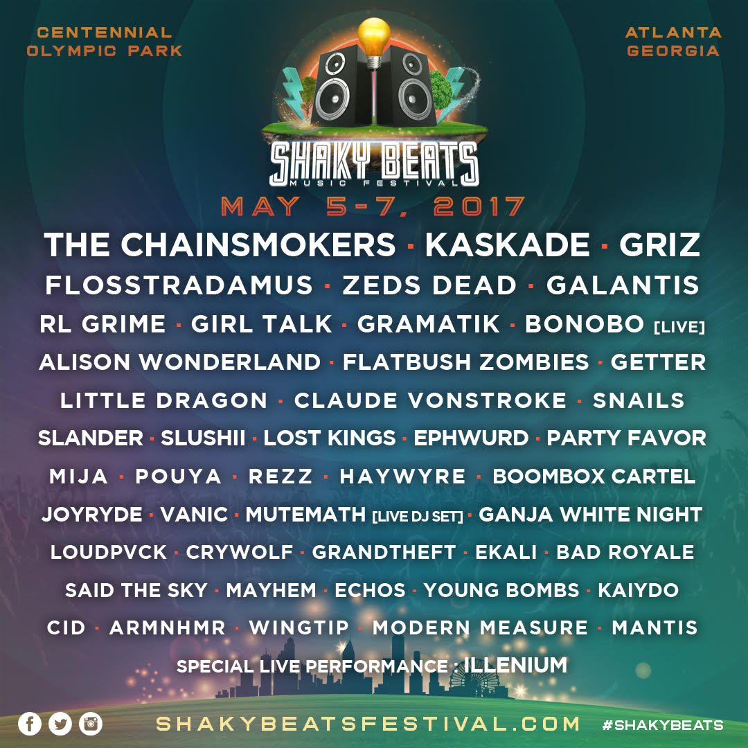JUST ANNOUNCED // MUTEMATH (Live DJ Set) at @Shakybeats Festival in Atlanta, GA May 5-7  #ShakyBeats
shakybeatsfestival.com