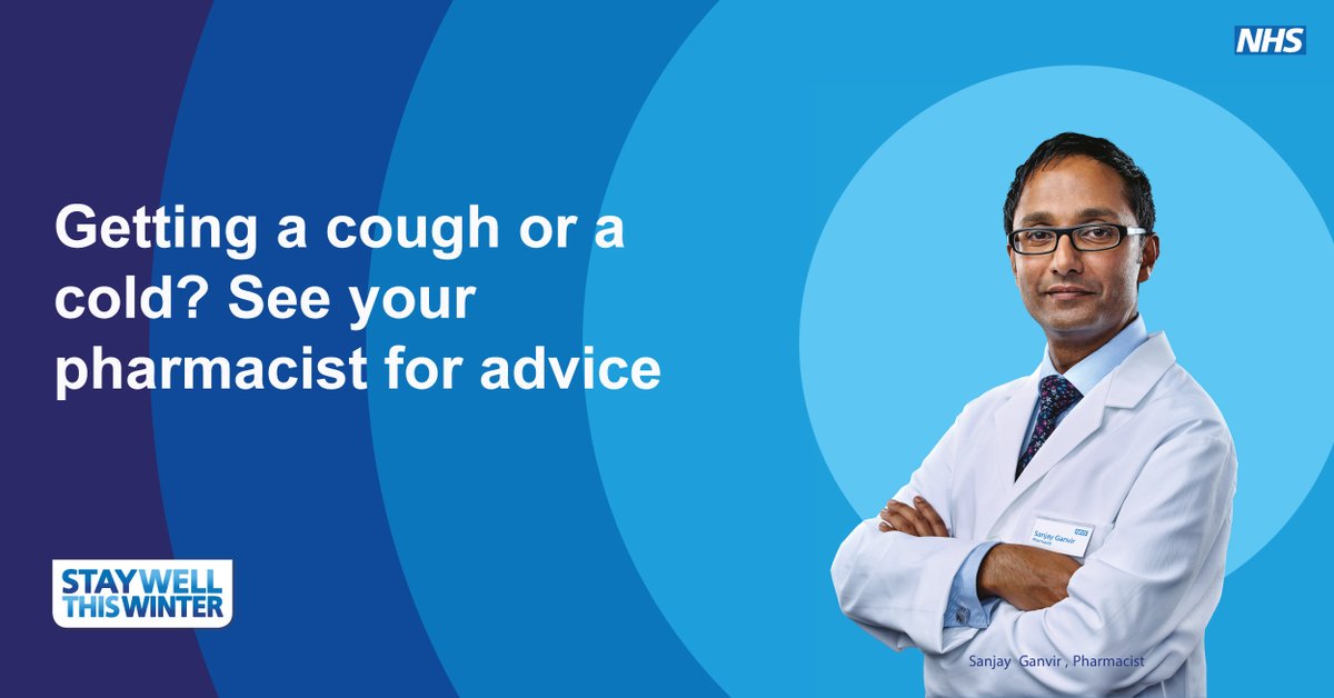 #Leeds. Stay well this winter by seeking advice from a pharmacist at the first signs of illness. #StayWellLeeds StayWellLeeds.org.uk