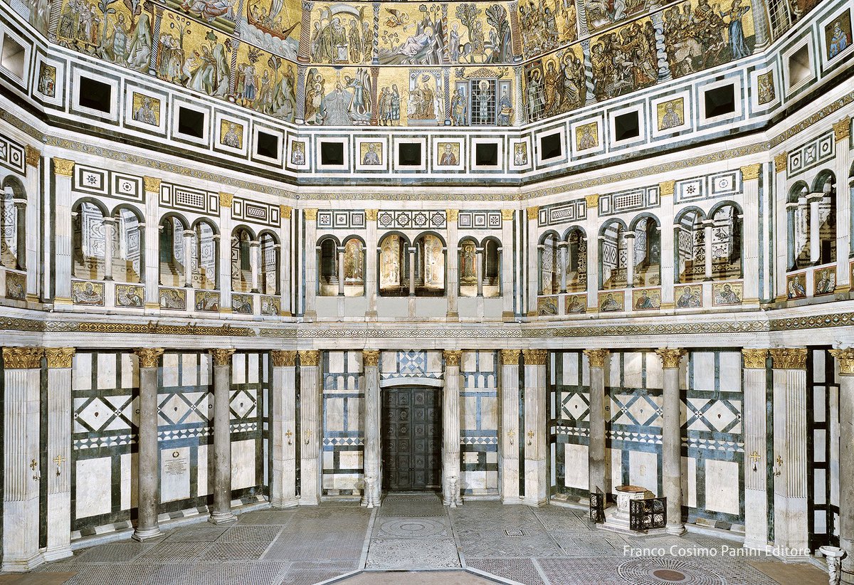 fluorochinolone's tweet photo. Baptistery of Saint John, Florence, Italy https://t.co/c01iE9U6OK