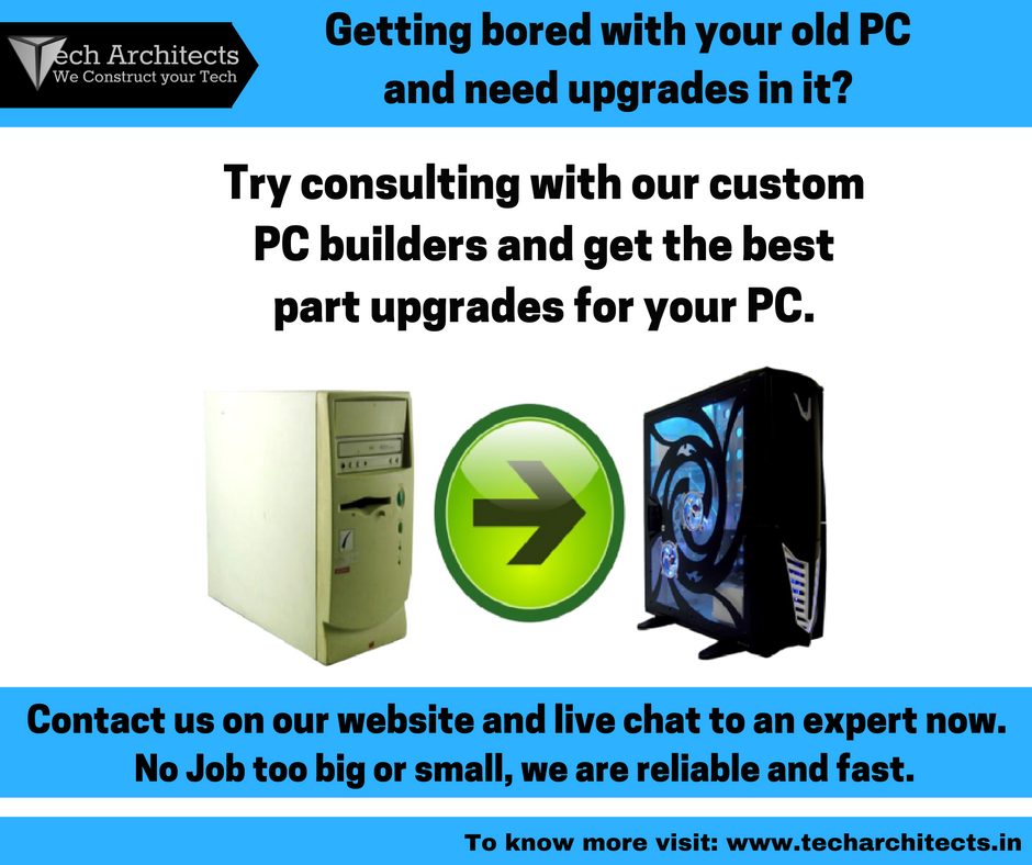 techarchitects_'s tweet photo. Consult with us and get most suitable upgrades for your old pc, visit our website and live chat to an expert now. https://t.co/fiZ1QWjI2a