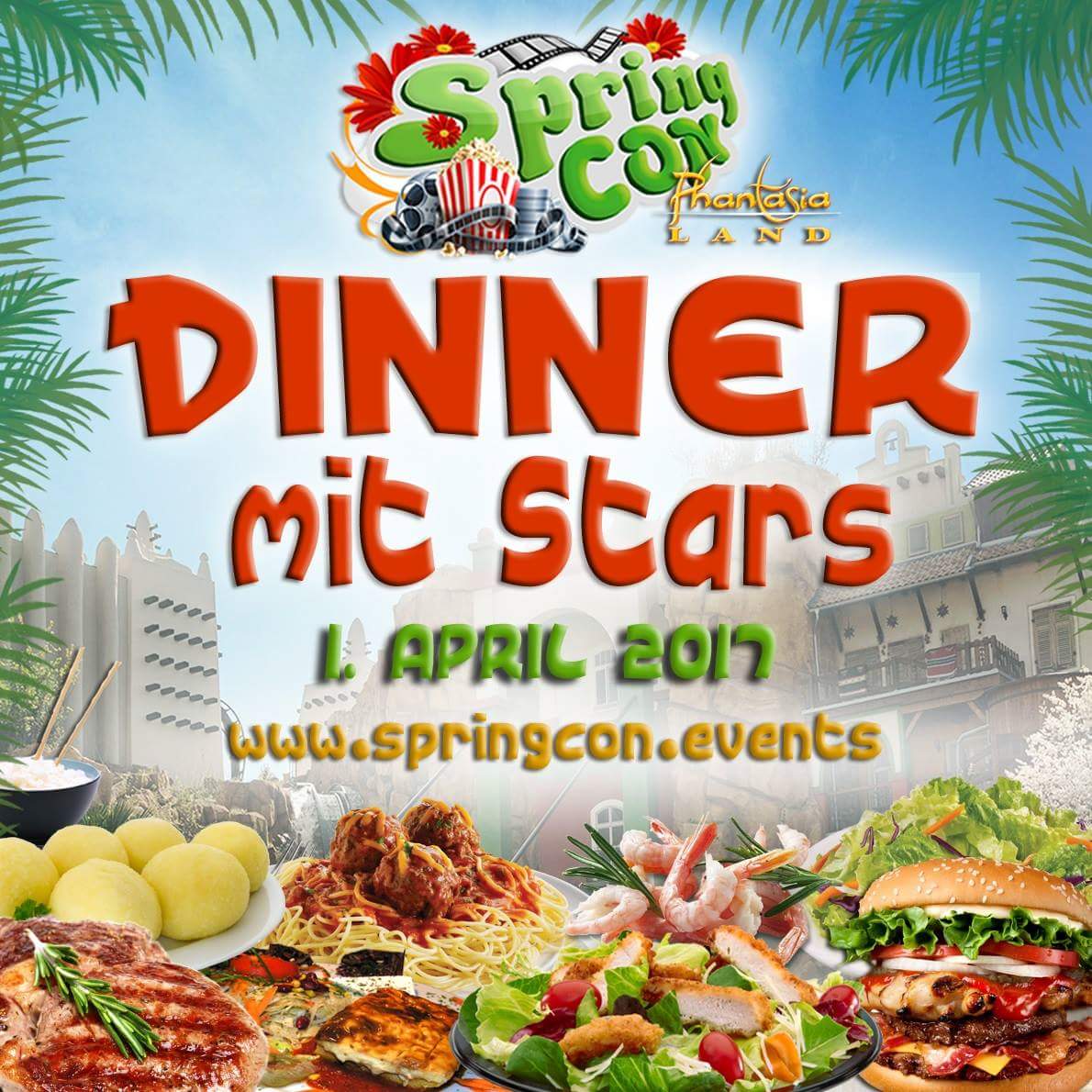 Don't forget to take your chance to have a dinner with your star. Take it on springcon.events