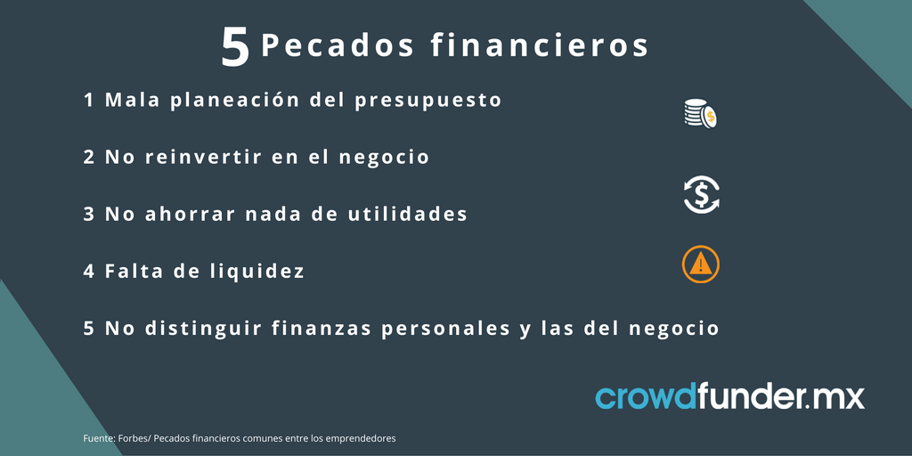 crowdfunderMX's tweet photo. #EducaLunes
Éstos son 5 errores financieros más comunes que cometen los emprendedores. https://t.co/CeVQqTXb1K