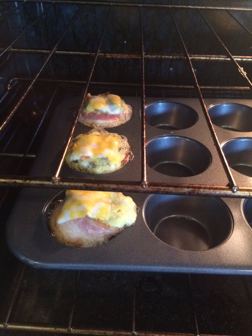 Mmmmmm #breakfast . Bacon crusted southwestern mini quiche https://t.co/NAATFRPDcy<a href="/tag/breakfast"class="tags">#breakfast</a>