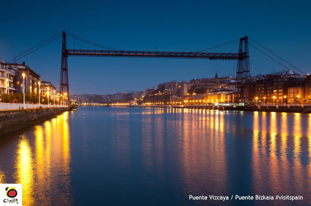 The Vizcaya Bridge in Portugalete is one of the icons of #BasqueCountry. Ready to walk across the river? #VisitSpain