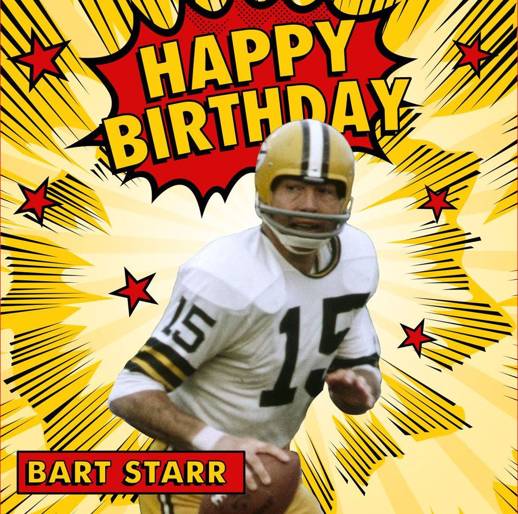Happy Birthday to Bart Starr! The inspiration for our company name turns 83 years young today! 