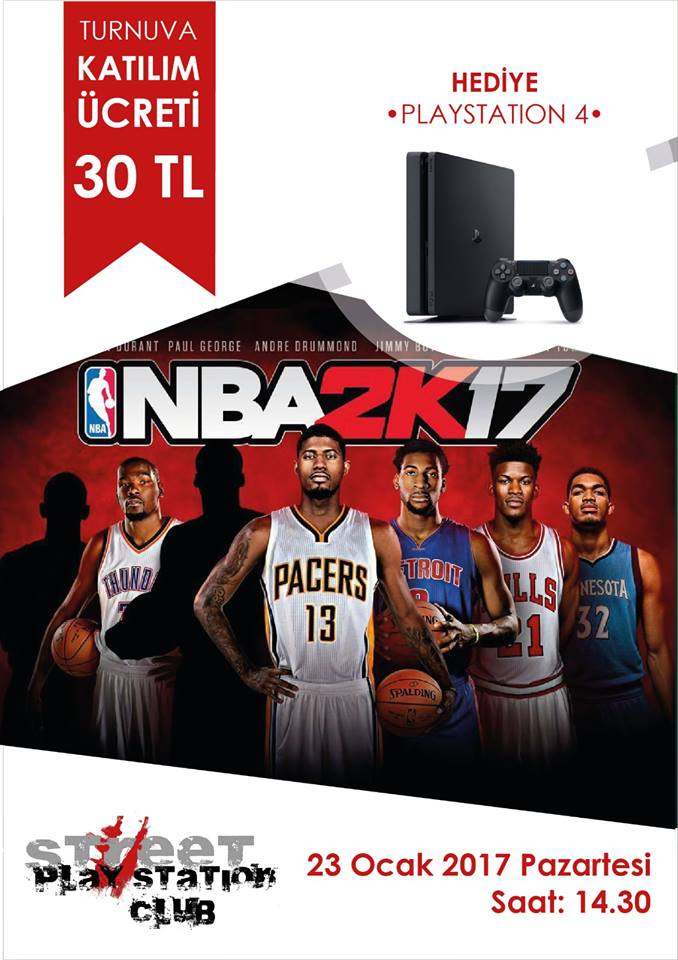 StreetPsClub's tweet photo. #NBA tutkunları, hazır mısınız?
#NBA2K17 turnuvamıza kayıt yaptırmayı unutmayın! https://t.co/lp0qEwWa1g