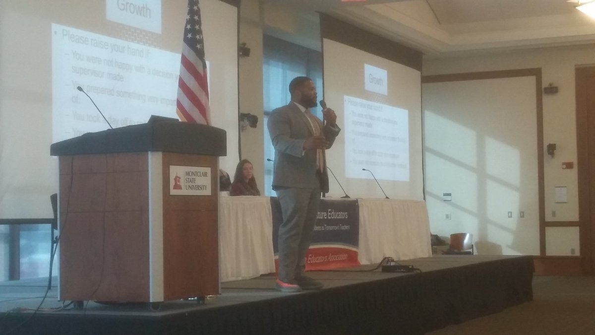 MSUTeacherEd's tweet photo. Amazing keynote by @PrincipalMills at the #NJFEAConference #MSUTEAC #NJFEA https://t.co/HoJRyzcsWB