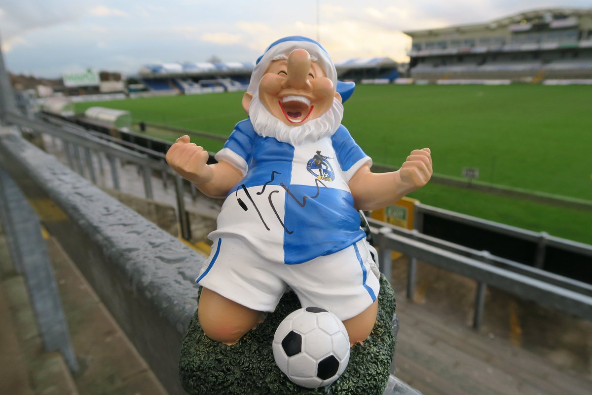 Official_BRFC's tweet photo. ICYMI: Rovers are auctioning off a Gnome signed by Darrell Clarke for @CHSW. https://t.co/RW4e2AqkBS? https://t.co/MnGd7VlVNz