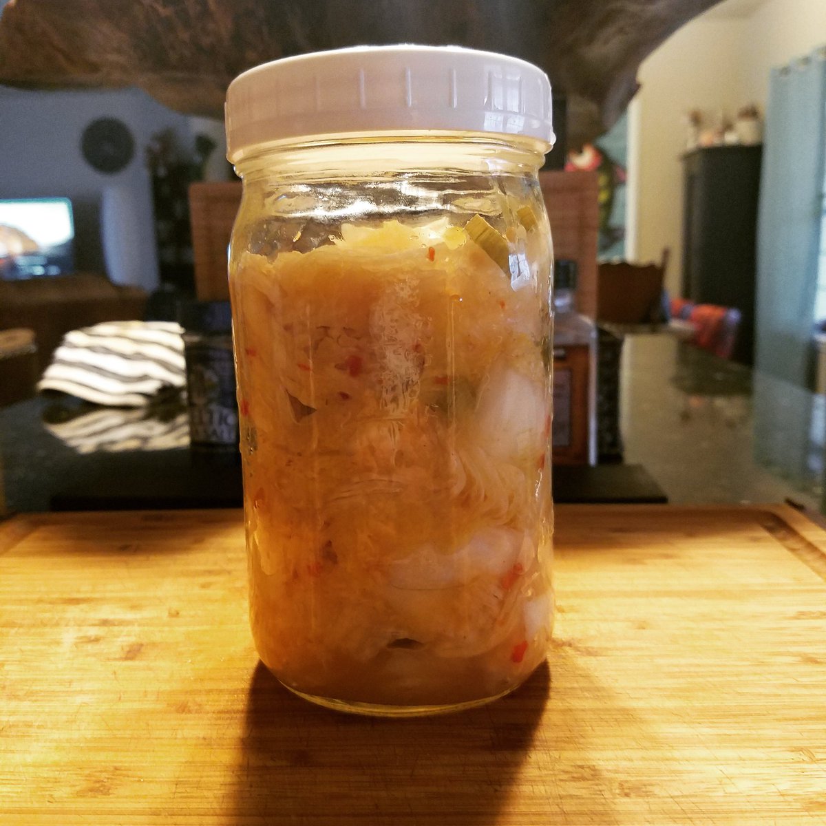 Dipping into the #kimchi for a little heat during this cold streak.