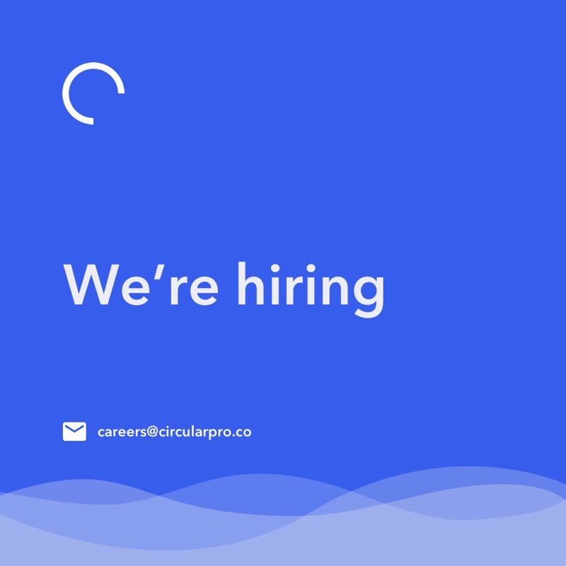 lovecircular_'s tweet photo. 📢We're hiring a talented Business Developer and an iOS Developer to join our founding team. 

Email in your CV &amp; Portfolio. 

Please RT https://t.co/3GkRn2EBDW