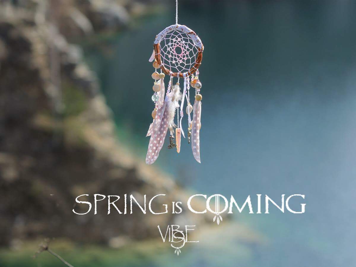 VibesHM's tweet image. #SpringIsComing Change the spiritual atmosphere of your home. 🍀 

#HandmadeVibes #DreamCatcher #Handmade #Ethnic #Charm